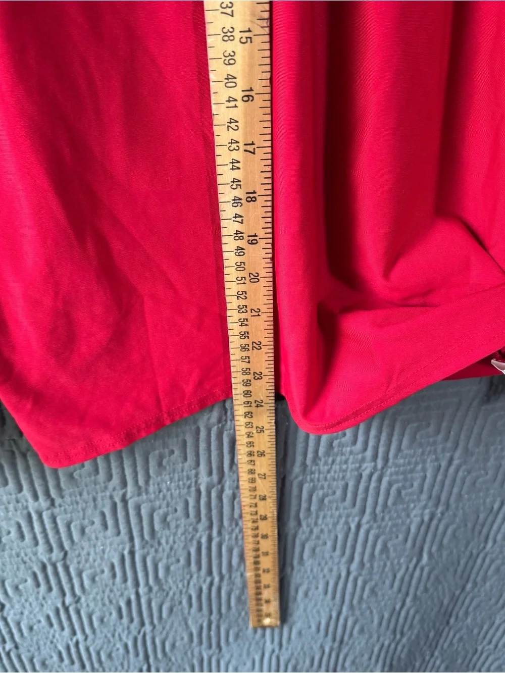 Bcg T-Shirt Boys Large 18/20 Red Long Sleeve Crew Neck Polyester Blend